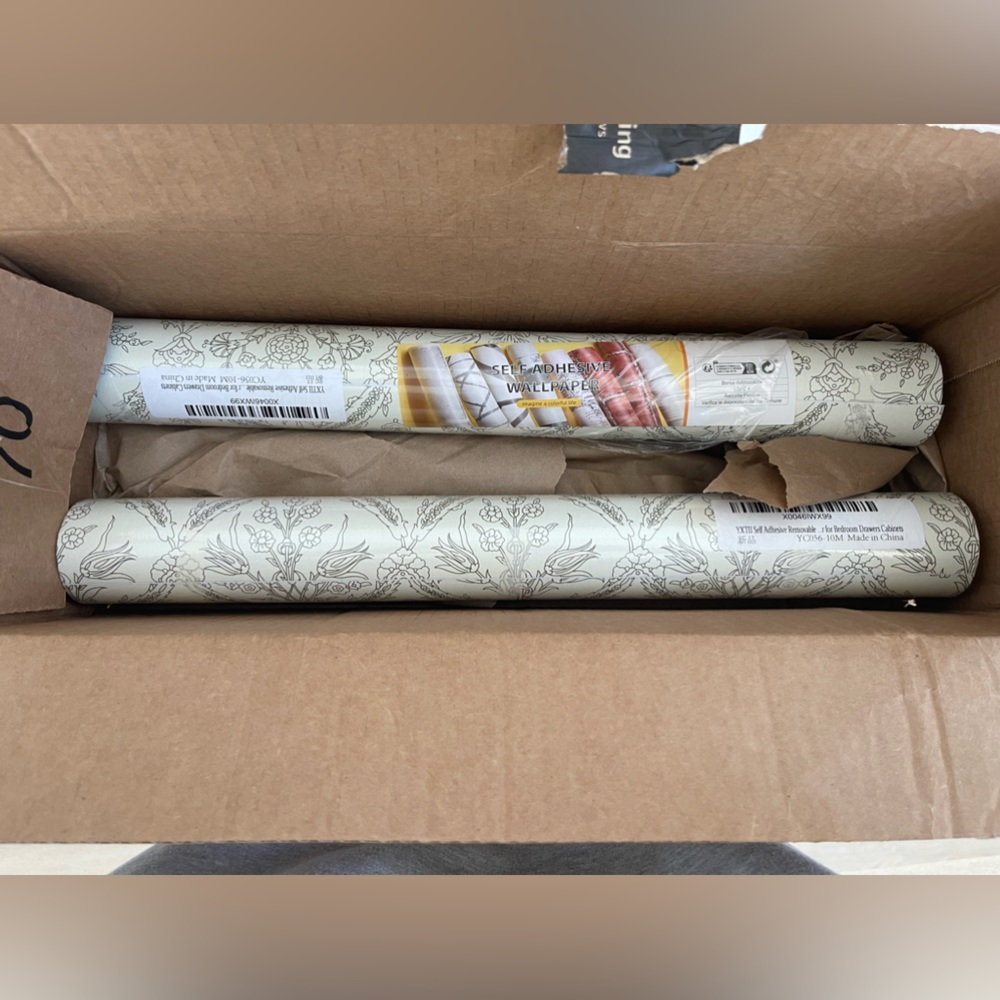 Two self adhesive wallpaper rolls